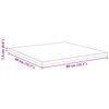 vidaXL &Eacute;tag&egrave;re &agrave; livres 4 pcs Marron 40 x 40 x 1,5 cm
