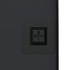 vidaXL Miroir mural Noir 50x60 cm Rectangulaire