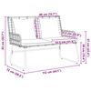 vidaXL Ensemble de salle &agrave; manger pour jardin 3 pcs Noir et anthracite