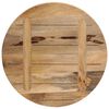 vidaXL Dessus de table &Oslash; 50x3,8 cm rond bois massif de manguier brut