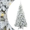 vidaXL Sapin de No&euml;l Artificiel &agrave; Branches Articul&eacute;es Blanc 180 cm