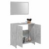 vidaXL Meubles de salle de bain Gris b&eacute;ton Bois d'ing&eacute;nierie