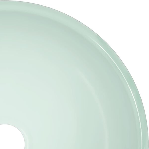 vidaXL Lavabo Verre trempé 30x12 cm Blanc