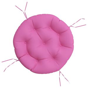 vidaXL Coussin rond rose &Oslash; 60 x11 cm tissu oxford