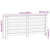 vidaXL Cache-radiateur ch&ecirc;ne artisanal 175x20x82 cm bois d'ing&eacute;nierie