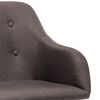 vidaXL Chaise &agrave; bascule Taupe Tissu