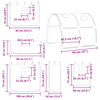 vidaXL Lit mezzanine enfants avec tunnel sans matelas rose 80x200 cm