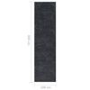 vidaXL Tapis BCF Anthracite 100x400 cm