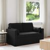 vidaXL Canap&eacute; 120cm Noir M&eacute;tал