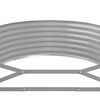vidaXL Lit sur&eacute;lev&eacute; de jardin Acier galvanis&eacute; Anthracite