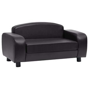 vidaXL Canap&eacute; pour chien Noir 80x50x40 cm Similicuir