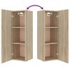 vidaXL Ensemble de meubles TV 8 pcs Ch&ecirc;ne sonoma Bois d'ing&eacute;nierie