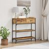 vidaXL Table console Bois ancien 72,5 x 25 x 75 cm Bois d'ing&eacute;nierie