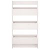 vidaXL Jardini&egrave;re murale 3 niveaux 60x18,5x110 cm blanc pin massif