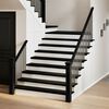 vidaXL Marches d'escalier 4 pcs marron fonc&eacute; 120x30x2 cm ch&ecirc;ne massif