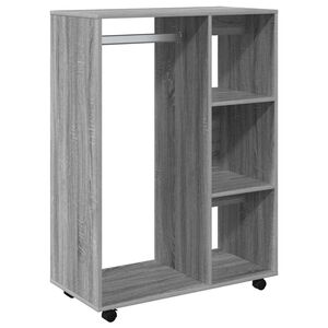 vidaXL Garde-robe Sonoma gris 80x40x110 cm Bois d'ing&eacute;nierie