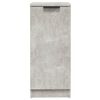 vidaXL Buffet Gris b&eacute;ton 30x30x70 cm Bois d'ing&eacute;nierie