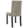 vidaXL Chaises &agrave; manger lot de 2 gris clair velours