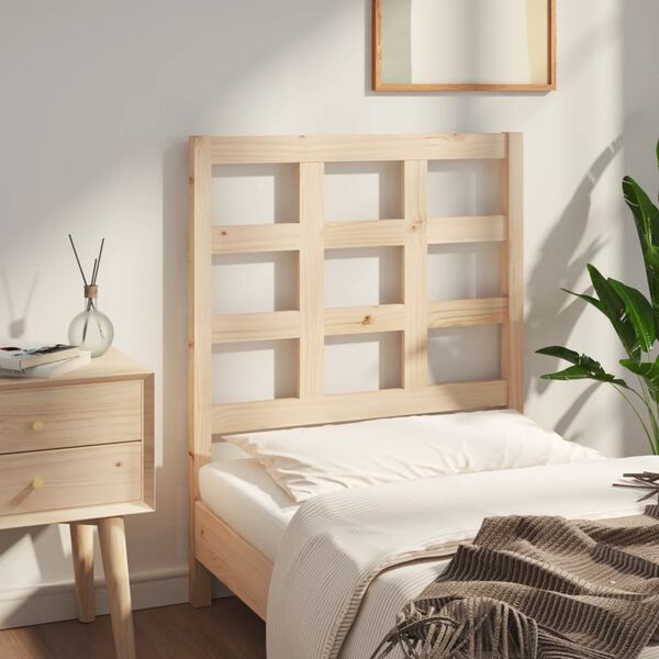 vidaXL T&ecirc;te de lit 80,5x4x100 cm Bois massif de pin