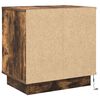 vidaXL Cabinet de chevet avec tiroir Ch&ecirc;ne fum&eacute; 50 x 34,5 x 50 cm.