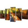 Set de toiles murales imprim&eacute;es For&ecirc;t 100 x 50 cm