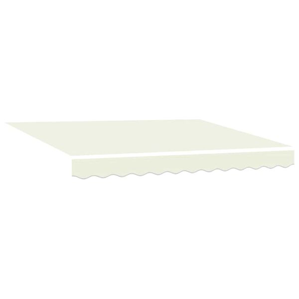 vidaXL Toile de rechange pour auvent Cr&egrave;me 280 x 195 cm Polyester