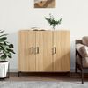 vidaXL Buffet ch&ecirc;ne sonoma 90x34x80 cm bois d'ing&eacute;nierie