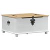 vidaXL storage box avec tiroir Blanc 90 x 78 x 45 cm Pin massif