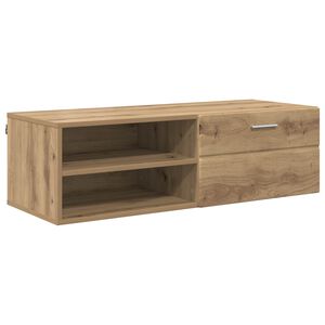 vidaXL Cabinet en Bois 100,5 x 39 x 30 cm Ch&ecirc;ne artisanal
