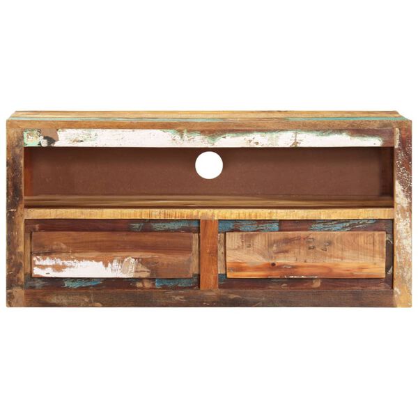 vidaXL Meubles TV 2 pcs 88x30x40 cm Bois de r&eacute;cup&eacute;ration solide