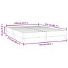 vidaXL Sommier &agrave; lattes de lit sans matelas gris clair 140x210 cm