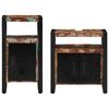 vidaXL Ensemble de mobilier de salle de bain 2 pcs Bois massif recycl&eacute;