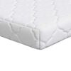vidaXL Matelas Blanc 70 x 140 cm Tissu jacquard