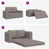 vidaXL Canap&eacute;-Lit 60cm Taupe tissu