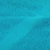 vidaXL Serviette Invit&eacute; SOLUND Turquoise Coton