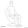 vidaXL Chaise &OElig;uf avec Pouf Vert clair Velours