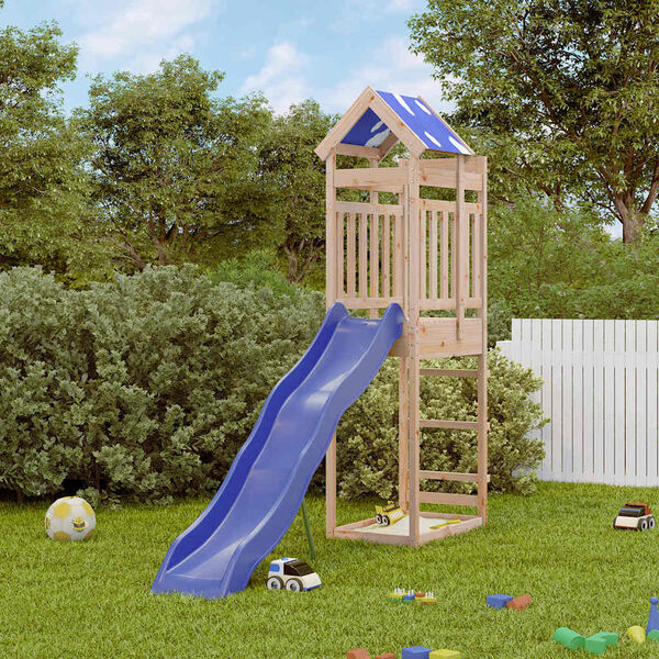 vidaXL Aire de jeux d'ext&eacute;rieur bois de pin massif
