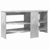 vidaXL MeubleTVd'Angle Gris b&eacute;ton 102 x 40,5 x 45 cm Bois d'ing&eacute;nierie