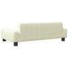 vidaXL Canap&eacute; pour enfants cr&egrave;me 90x53x30 cm similicuir