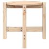 vidaXL Table basse &Oslash; 52,5x45 cm Bois massif de pin