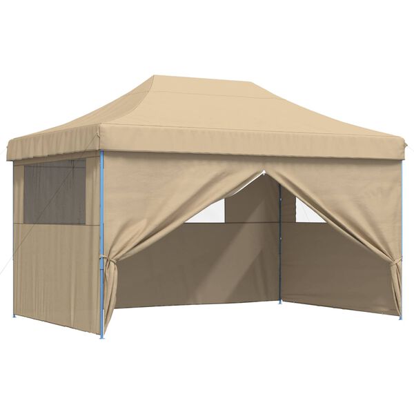 vidaXL Tente de f&ecirc;te Beige 292 x 440 x 315 cm Tissu Oxford