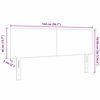 vidaXL T&ecirc;te de lit avec t&ecirc;te de lit Cr&egrave;me 144 cm Cuir synth&eacute;tique