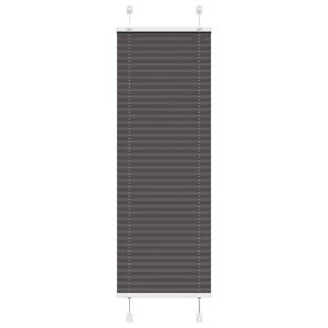 vidaXL Store pliss&eacute; noir 40x100 cm largeur du tissu 39,4 cm polyester