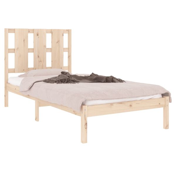 vidaXL Cadre de lit sans matelas 100x200 cm bois massif de pin