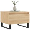 vidaXL Tables basses 2 pcs ch&ecirc;ne sonoma 50x46x35 cm bois d'ing&eacute;nierie