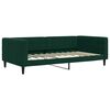 vidaXL Lit de jour avec matelas vert fonc&eacute; 100x200 cm velours