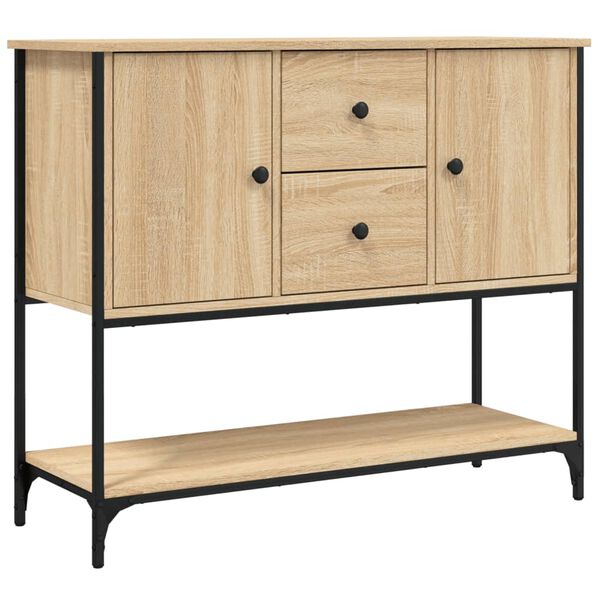 vidaXL Buffet ch&ecirc;ne sonoma 100x36x85 cm bois d'ing&eacute;nierie