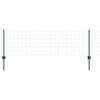vidaXL Cl&ocirc;ture Euro avec poteau 25 x 0,6 m Acier recouvert de PVC Vert