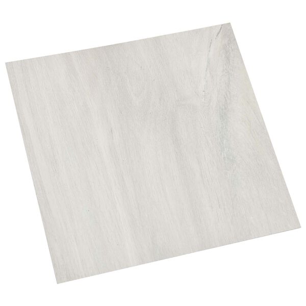 vidaXL Planches de sol 55 pcs Cr&egrave;me 5,11 m&sup2; PVC