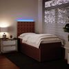 vidaXL Sommier &agrave; lattes de lit avec matelas Rose 100x200 cm Velours